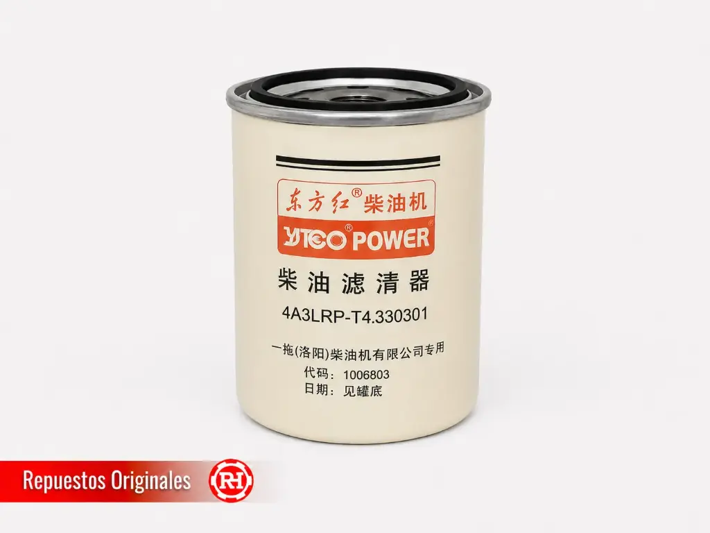 FILTRO DE COMBUSTIBLE RH130NEW CON TRAMPA DE AGUA