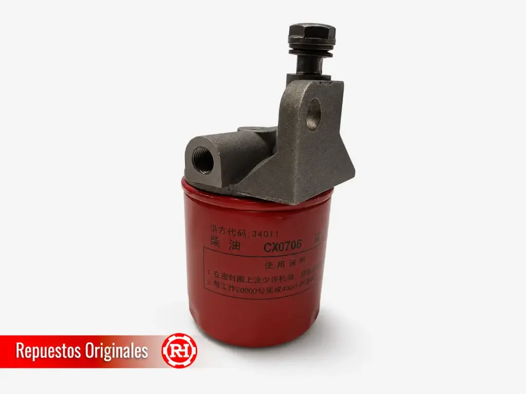 FILTRO DE COMBUSTIBLE CX0706 + PORTA FILTRO RH025 