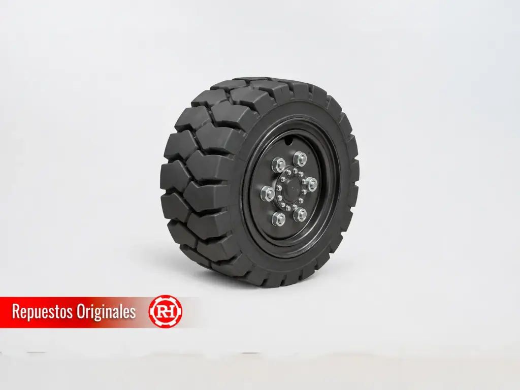 RUEDA ARMADA TRASERA MACIZA   6.50-10 AUTOELEVADOR RH30D