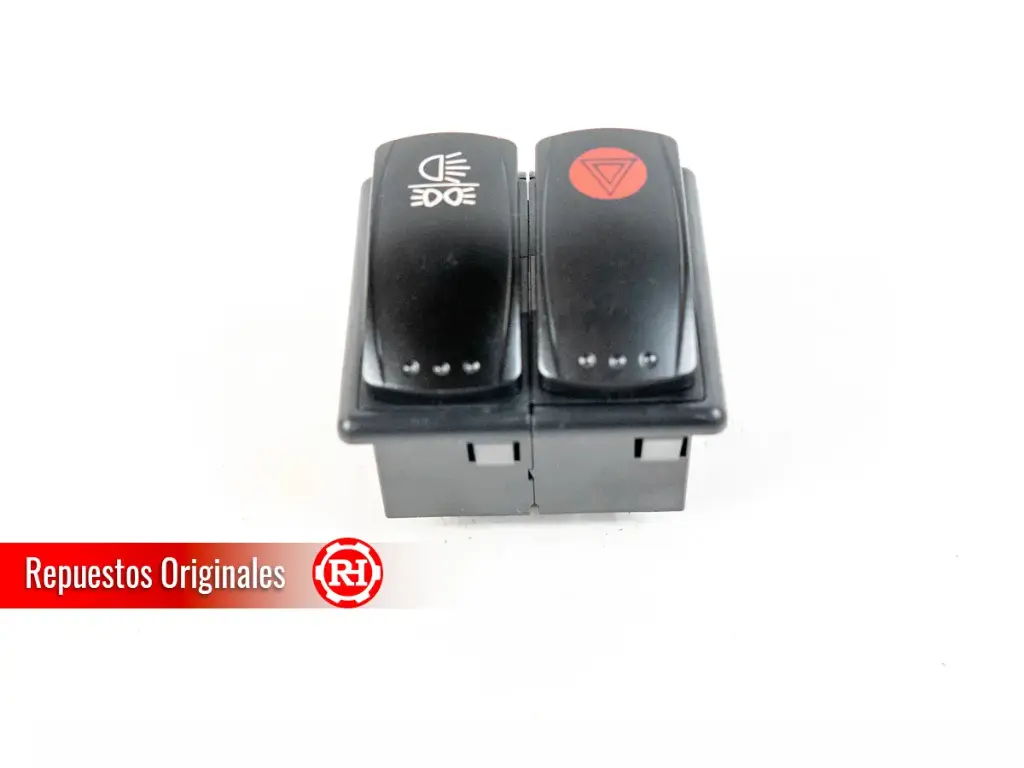 Interruptor basculante doble 6A a la izquierda RH050/RH070T