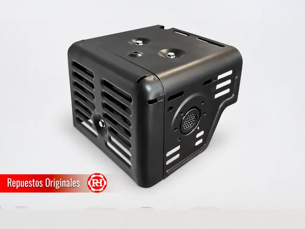 Silenciador múltiple de escape codo motor RH/B&S 13/15HP repuesto