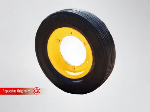 [000000000000179] RUEDA-MACIZA-LISA-CON-LLANTA-H001-STD/PRO/EVO